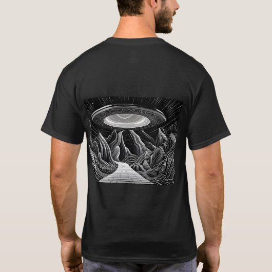 Kosmische spinners t-shirt (Achterkant)