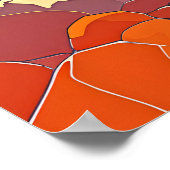 Kosmische Spiraal: Abstracte Galactische Wervelkun Poster (Hoek)