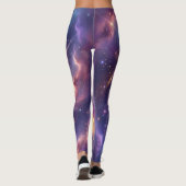 Kosmische Spiraalstelsel Nevel Kunst Leggings (Achterkant)