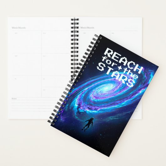 Kosmische Spiraalstelsel Ruimtevaarder Sciencefict Planner (Display)