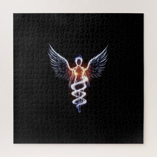 Kosmische Spirituele Transparant Vrouw Spirit Legpuzzel (Verticaal)