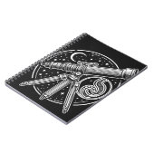 Kosmische Stargazer  Telescoop Art Notitieboek (Linkerzijde)