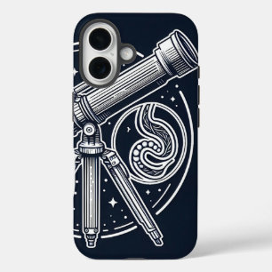 Kosmische Stargazer Telescoop Art Phone Case