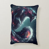 Kosmische Sterrenlicht Vos Geest Fantasie Dier Accent Kussen (Achterkant (Verticaal))