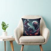Kosmische Sterrenlicht Vos Geest Fantasie Dier Kussen (Stoel)