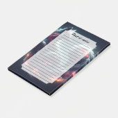 Kosmische Sterrenlicht Vos Geest Fantasie Dier Post-it® Notes (Schuin)