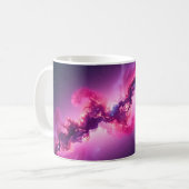Kosmische sterrenstelsel kunst mok – diep ruimte n (Voorkant links)