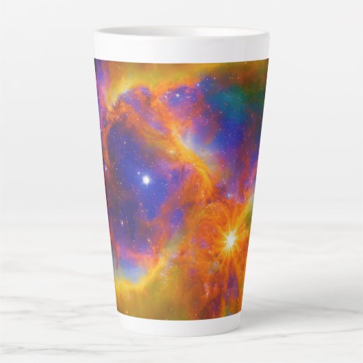 Kosmische Sterrenstelsel Latte Mok (Voorkant)