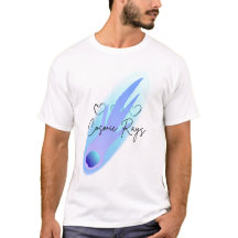 Kosmische Stralen Komeet Splash Wit T-shirt