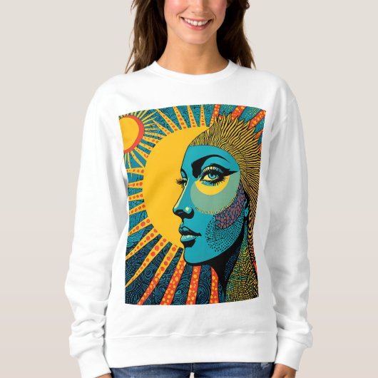 Kosmische straling: Sun Goddess Sweatshirt (Voorkant)