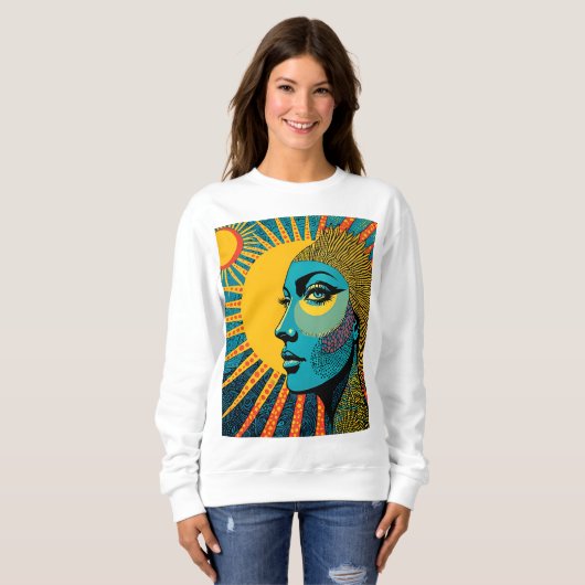 Kosmische straling: Sun Goddess Sweatshirt (Voorkant volledig)