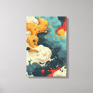 Kosmische Stromen Canvas Afdruk