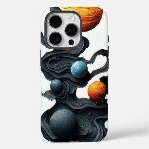 kosmische stromen iPhone 16 pro hoesje