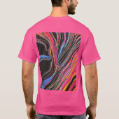 kosmische stroming t-shirt (Achterkant)