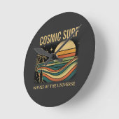 Kosmische Surf Retro Wave. Zonsondergang (GEEN NUM Ronde Klok (Hoek)
