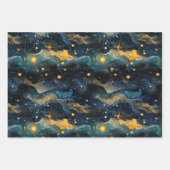 Kosmische Symfonie Hemelse Muzikale Vormen Ontwerp Inpakpapier Vel (Voorkant)