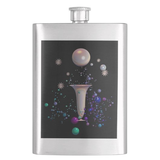 Kosmische Symfonie Klassieke Heup Flask Flacon (Voorkant)