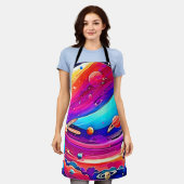 Kosmische symfonie kunstwerk schort (Gedragen)