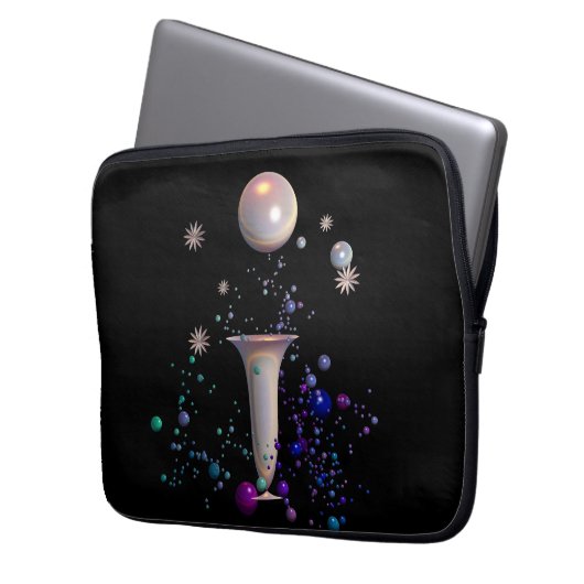 Kosmische Symfonie Laptop Sleeve (Voorkant Links)