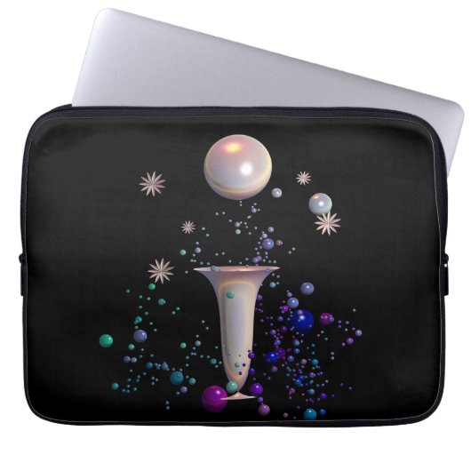 Kosmische Symfonie  Laptop Sleeve (Voorkant)