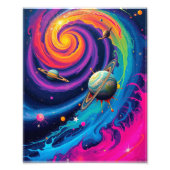 Kosmische Symfonie Muurkunst - Levendige Abstracte Foto Afdruk (Voorkant)