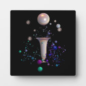 Kosmische Symfonie Plaque met Ezel Fotoplaat (Voorkant)