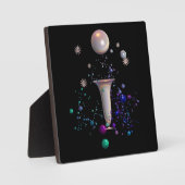 Kosmische Symfonie Plaque met Ezel Fotoplaat (Voorkant)