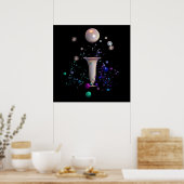 Kosmische Symfonie Poster (Keuken)