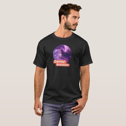 Kosmische tandheelkundige assistent t-shirt (Voorkant volledig)