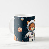 Kosmische Teddy Avontuur Koffiemok (Voorkant links)
