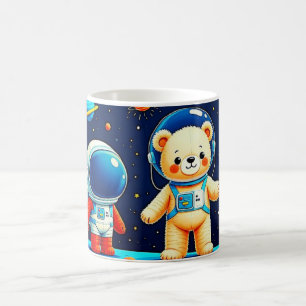 Kosmische Teddy-raket Koffiemok