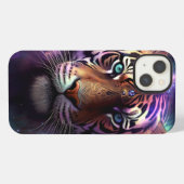 Kosmische Tijger iPhone Hoesje (Achterkant horizontaal)