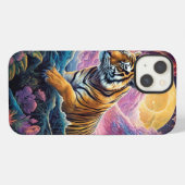 Kosmische Tijger iPhone Hoesje (Achterkant horizontaal)