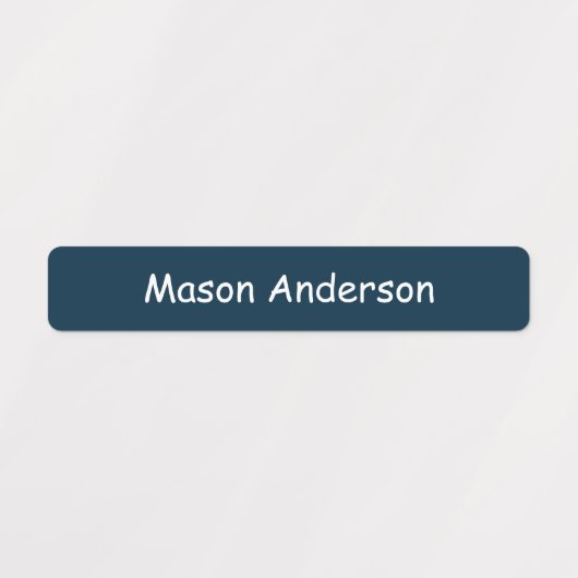 Kosmische tinten Naam labels voor jongens waterdic (Design 1)