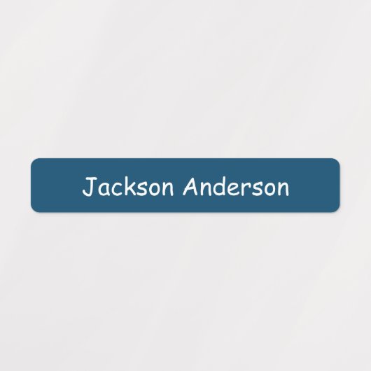 Kosmische tinten Naam labels voor jongens waterdic (Design 2)