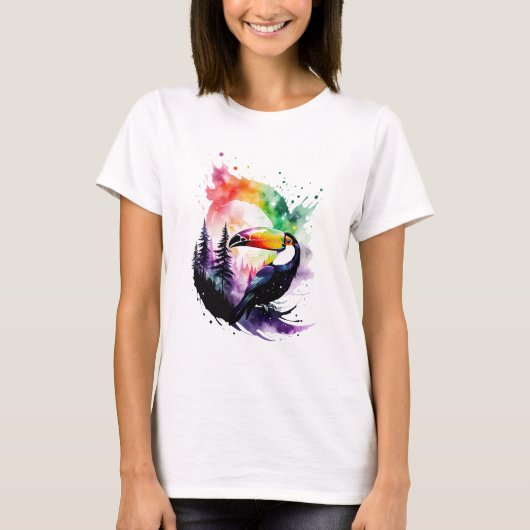 Kosmische Toucan T-shirt (Voorkant)