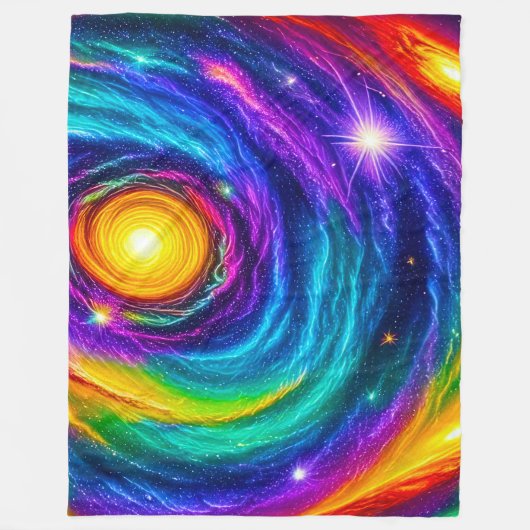 Kosmische trots fleece deken (Voorkant)