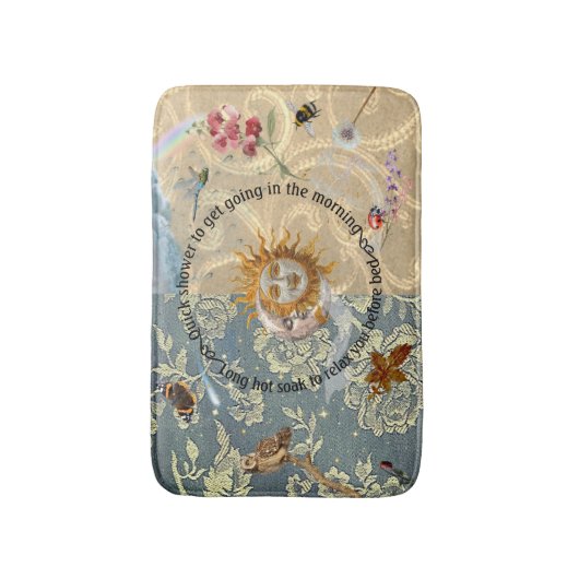 Kosmische Tuin Badmat (Voorkant Verticaal)