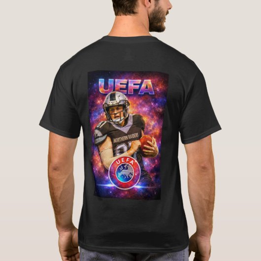 Kosmische UEFA T-shirt (Achterkant)