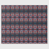 Kosmische Uil van Wijsheid Cadeaupapier (Vlak)