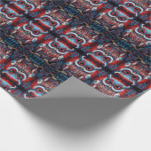 Kosmische Uil van Wijsheid Cadeaupapier (Hoek)