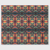 Kosmische Uil van Wijsheid Cadeaupapier (Vlak)