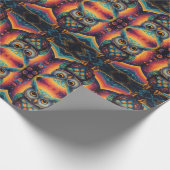 Kosmische Uil van Wijsheid Cadeaupapier (Hoek)