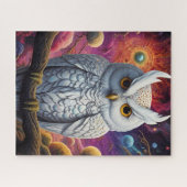 Kosmische Uil van Wijsheid Legpuzzel (Horizontaal)