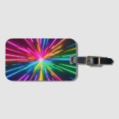 kosmische uitbarsting bagagelabel (Voorkant (horizontaal))