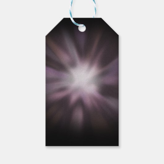 Kosmische Uitbarsting Kunstwerk Cadeaulabel (Voorkant)