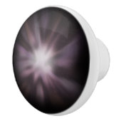 Kosmische Uitbarsting Kunstwerk Keramische Knop (Rechts)
