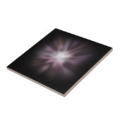 Kosmische Uitbarsting Kunstwerk Tegeltje (Zijkant)