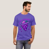 kosmische uitheemse druiven t-shirt (Voorkant volledig)