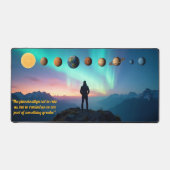Kosmische Uitlijning Desk Mat - Planeten & Doel (Voorkant)
